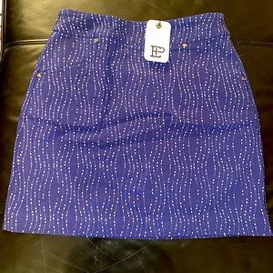 NWT EP New York Cute Golf Skort! Dash Wave